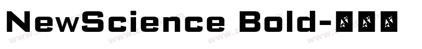 NewScience Bold字体转换